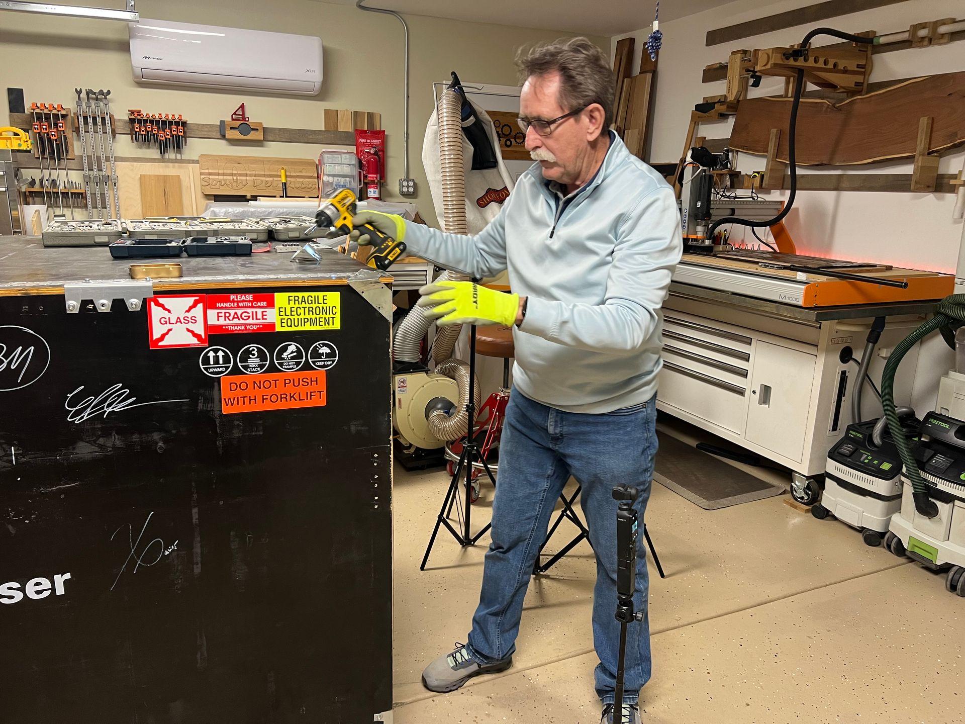 George Kenner Pictured with his Aeon Super Nova